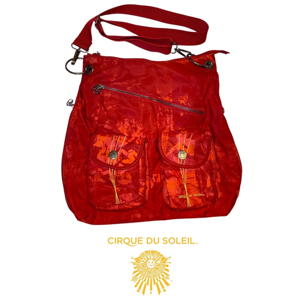 🇨🇦 Beautiful 🎪 Cirque du Soleil 🎪 Red and Yellow Purse